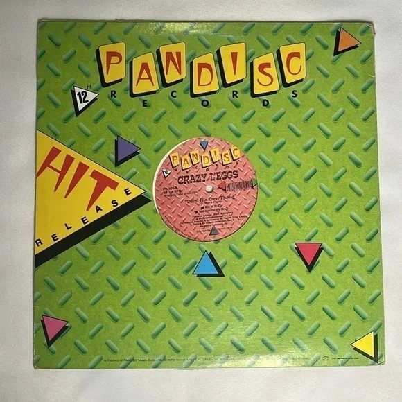 ✨ MIAMI BASS ✨ CRAZY L'EGGS – "HAPPY & U KNOW IT / DOIN' HIS OWN THANG" VINYL ✨✨ - Picture 2 of 6
